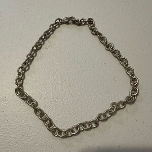 Judith Ripka 925 Silver Heart Clasp Chain Necklace